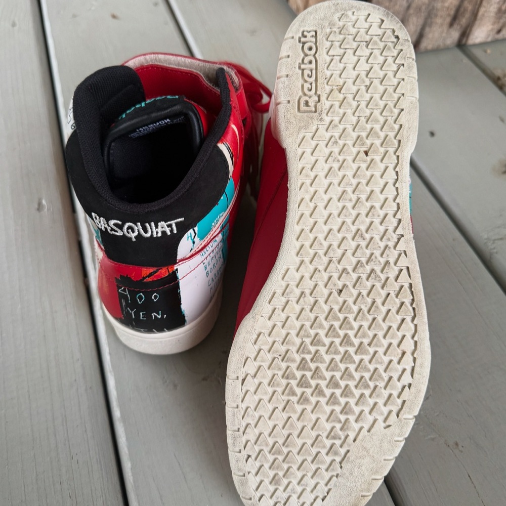 Jean-Michel Basquiat High Top Reeboks - Picture 4 of 5